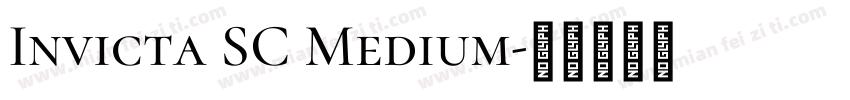 Invicta SC Medium字体转换
